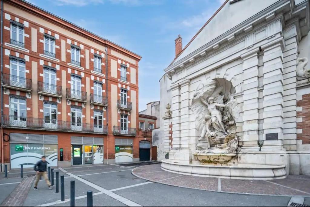 Appartamento Le Studio Jardin D'Eden Metro Palais De Justice Tolosa Esterno foto